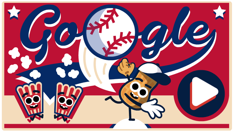 Google Doodle Baseball